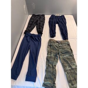Boys 3T Pants Bundle Carters Camo Okie Dokie Navy Spiderweb Joggers Lot of 4